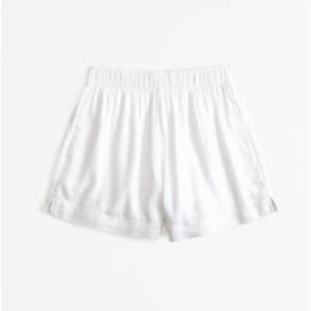 Abercrombie Linen-Blend Pull-On Short